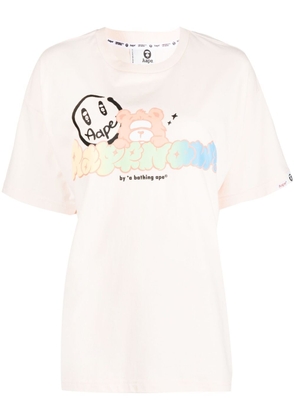 AAPE BY *A BATHING APE® x Care Bears cotton T-shirt - Neutrals