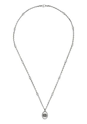 Gucci sterling silver GG Marmont necklace