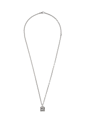 Gucci Necklace with Square G cross in silver