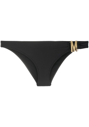 Moschino M plaque bikini briefs - Black
