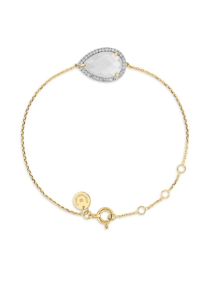 Morganne Bello 18kt yellow gold Alma diamond and mother-of-pearl bracelet