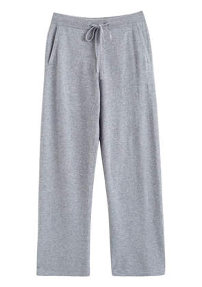 Chinti & Parker logo-embroidered cashmere track pants - Grey