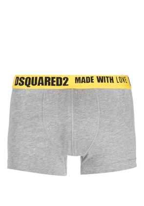 Dsquared2 logo-waist cotton boxer briefs - Grey