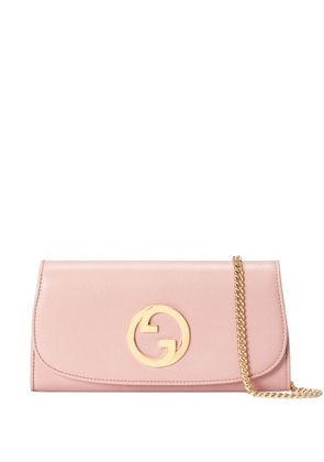 Gucci Blondie continental chain wallet - Pink
