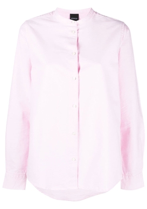 ASPESI band-collar cotton shirt - Pink