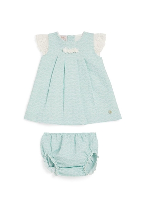 Paz Rodriguez Cotton Dress And Bloomers Set (1-24 Months)