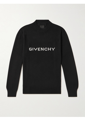 Givenchy - Archetype Logo-Intarsia Wool Sweater - Men - Black - XS