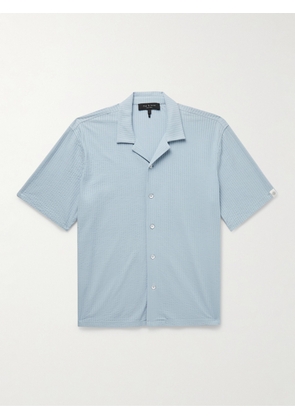 Rag & Bone - Avery Camp-Collar Cotton-Seersucker Shirt - Men - Blue - XS