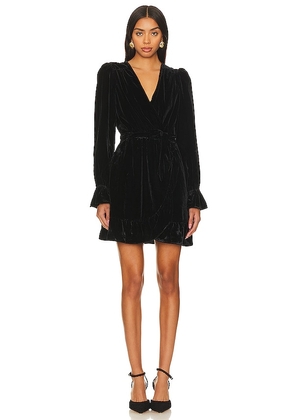 PAIGE Ysabel Mini Dress in Black. Size L, M, S.