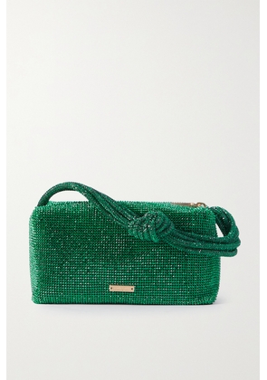 Cult Gaia - Sienna Mini Crystal-embellished Satin Tote - Green - One size