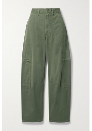 Citizens of Humanity - + Net Sustain Marcelle Organic Cotton Cargo Pants - Green - 24,25,26,27,28,29,30,31,32