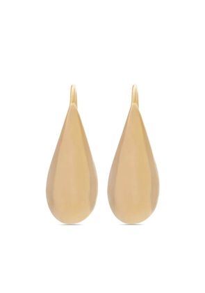 Kenneth Jay Lane polished teardrop earrings - Gold