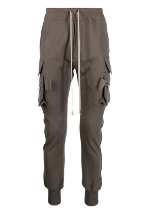 Rick Owens Mastodon jersey-knit cargo trousers - Brown