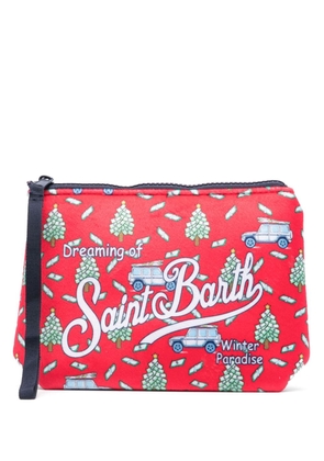 MC2 Saint Barth Aline wooly Xmas Tree pouch - Red