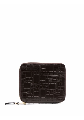 Comme Des Garçons Wallet embossed-logo wallet - Brown