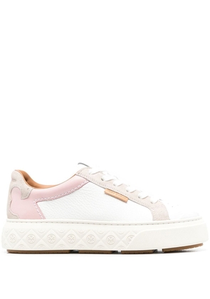 Tory Burch low-top leather sneakers - White