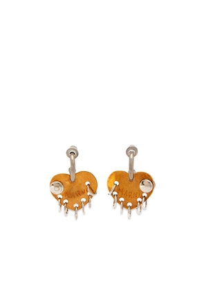 Marni Heart Shape Logo Earrings