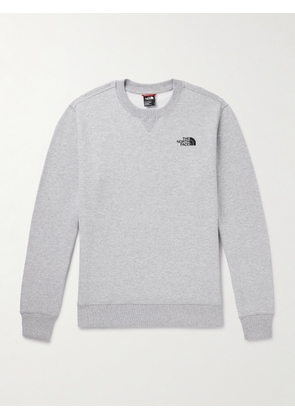 The North Face - Simple Dome Logo-Print Cotton-Blend Jersey Sweatshirt - Men - Gray - XS