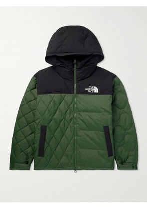 The North Face - Black Series Colour-Block Quilted Shell Hooded Down Jacket - Men - Green - S
