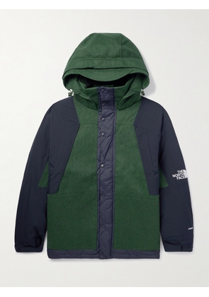 The North Face - Black Series Logo-Embroidered Panelled Herringbone Twill Hooded Down Jacket - Men - Green - S
