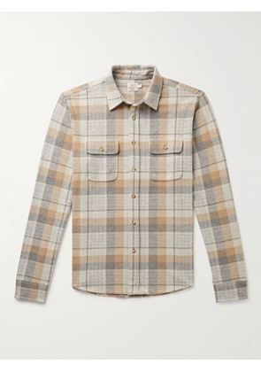 Faherty - Legend™ Checked Recycled Knitted Shirt - Men - Neutrals - S
