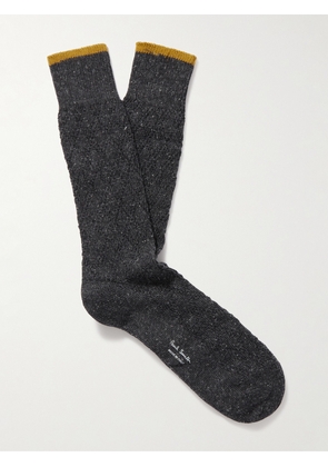 Paul Smith - Edward Cotton-Blend Socks - Men - Gray