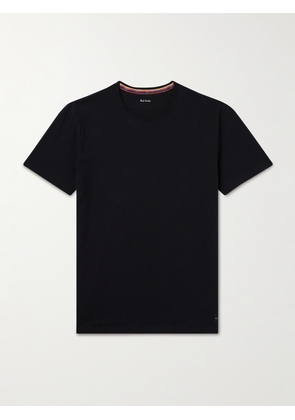 Paul Smith - Logo-Appliquéd Cotton-Jersey Pyjama T-Shirt - Men - Black - S