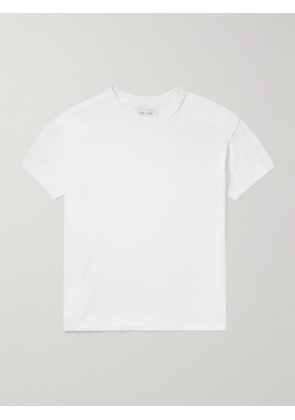 Les Tien - Inside Out Cotton-Jersey T-Shirt - Men - White - S