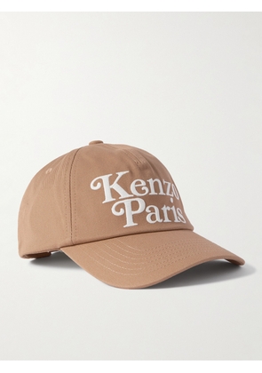 KENZO - Logo-Embroidered Cotton-Twill Baseball Cap - Men - Brown