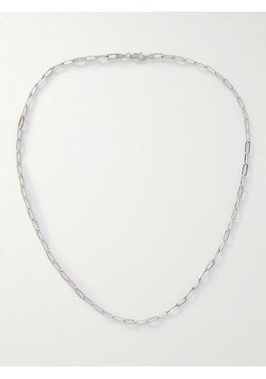 Hatton Labs - Paperclip Silver Chain Necklace - Men - Silver