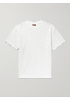 Missoni - Jacquard-Knit Cotton-Blend T-Shirt - Men - White - XS