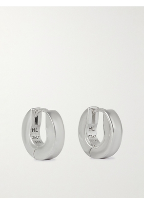 Hatton Labs - Edge Silver Hoop Earrings - Men - Silver
