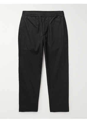 Officine Générale - Walter Straight-Leg Organic Cotton-Poplin Trousers - Men - Black - IT 44