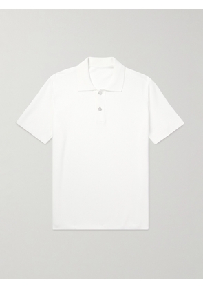 Jacquemus - Logo-Jacquard Piqué Polo Shirt - Men - White - XS