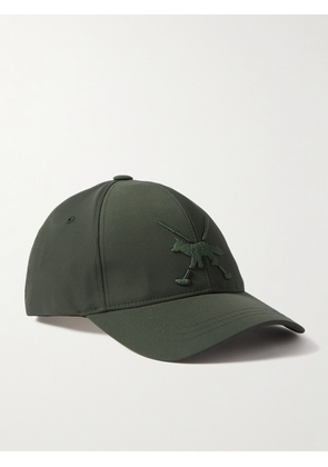 Maison Kitsuné - Logo-Embroidered Twill Baseball Cap - Men - Green