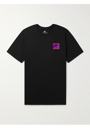 Nike - NSW Logo-Print Cotton-Jersey T-Shirt - Men - Black - XS