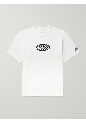 Nike - Sportswear Logo-Appliquéd Cotton-Jersey T-Shirt - Men - White - XS
