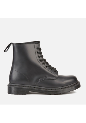 Dr. Martens 1460 Mono Smooth Leather 8-Eye Boots - Black - UK 10