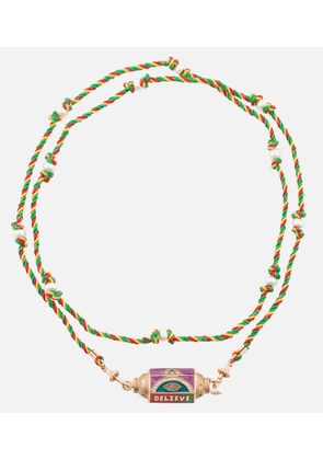 Marie Lichtenberg Believe 18kt rose gold locket necklace with diamonds and gemstones