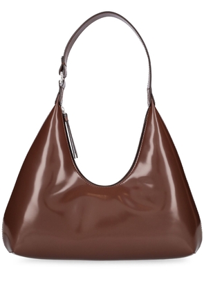 Amber Semi Patent Leather Shoulder Bag