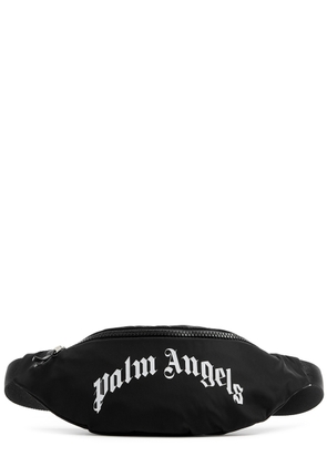 Palm Angels Kids Logo-print Nylon Belt bag - Black