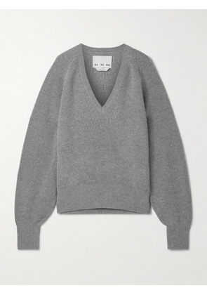SASUPHI - Merino Wool And Cashmere-blend Sweater - Gray - IT36,IT38,IT40,IT42,IT44