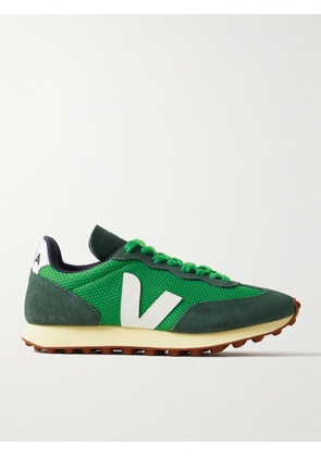 Veja - Rio Branco Leather-trimmed Suede And Alveomesh Sneakers - Green - IT36,IT37,IT38,IT39,IT40,IT41