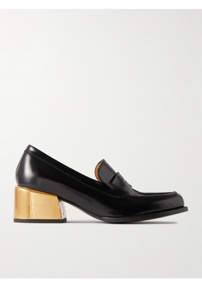 Dries Van Noten - Embellished Leather Loafers - Black - IT36,IT36.5,IT37,IT37.5,IT38,IT38.5,IT39,IT39.5,IT40,IT40.5,IT41