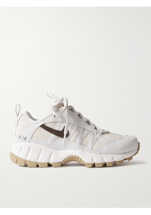 Nike - Air Humara Leather-trimmed Suede And Canvas Sneakers - Off-white - US5,US5.5,US6,US6.5,US7,US7.5,US8,US8.5,US9,US9.5,US10,US10.5,US11