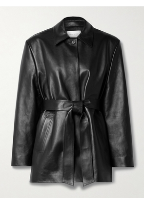 Magda Butrym - Belted Leather Jacket - Black - FR34,FR36,FR38,FR40,FR42