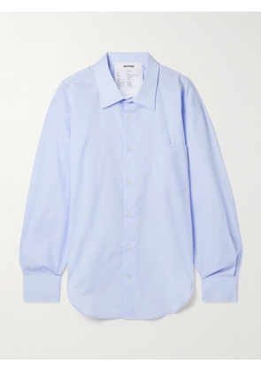 BETTTER - + Net Sustain Cotton-poplin Shirt - Blue - XS/S,M/L