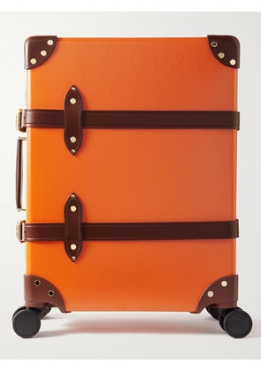 Globe-Trotter - Centenary Carry-on Leather-trimmed Suitcase - Orange - One size