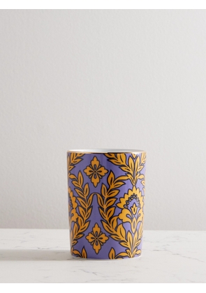 La DoubleJ - Gold-plated Printed Porcelain Cup - Purple - One size