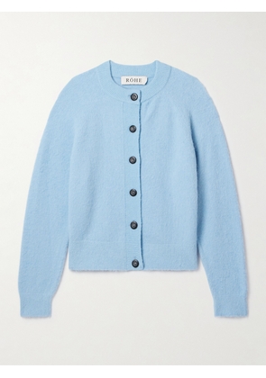 RÓHE - Brushed-knit Cardigan - Blue - FR34,FR36,FR38,FR40,FR42,FR44
